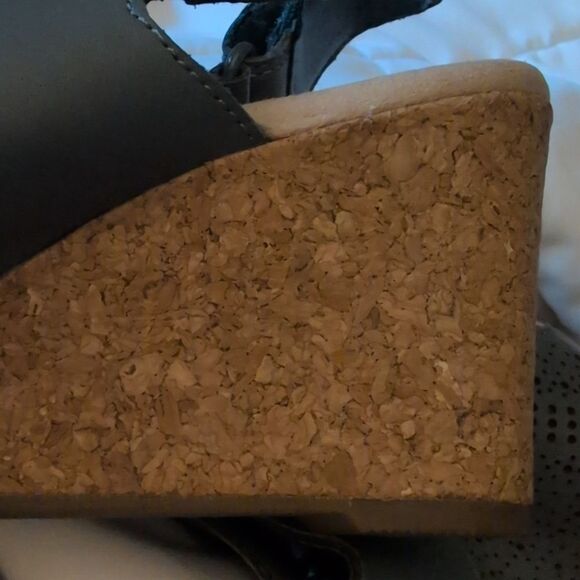 Collection by Clarks Women's Lafley Joy slingback leather sandals size 7.5 - Picture 7 of 8